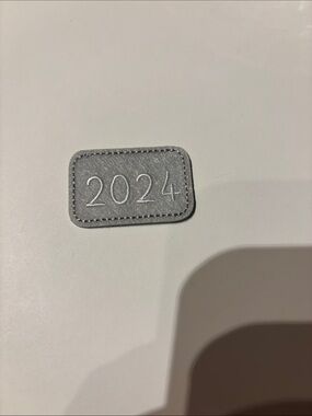 2024 Gray Fabric Patch